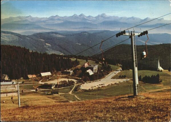 Feldberg Schwarzwald Sessellift Feldberger Hof Alpenpanorama