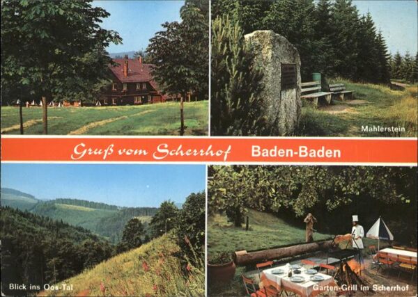 Baden-Baden Waldgaststätte Scherrhof Gartengrill St