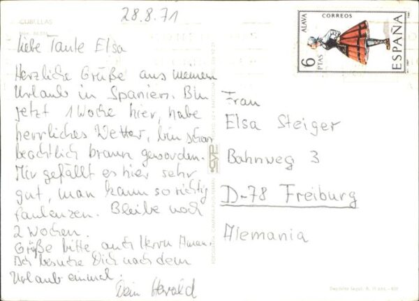 Cubellas Strand Teilansicht Hotels Wappen – Bild 2
