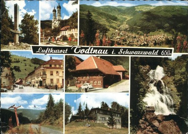 Todtnau Denkmal Kirche Strassenpartie Lift Wass
