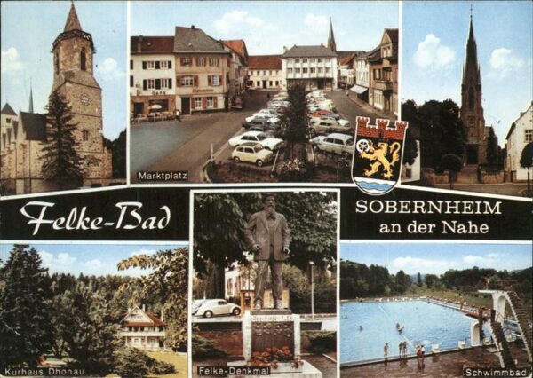 Bad Sobernheim Felkebad Turm Marktplatz Kurhaus Dhonau