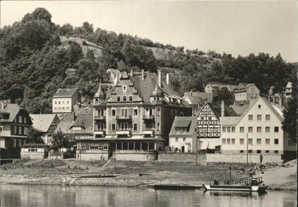 Wehlen Sachsen Uferpartie an der Elbe