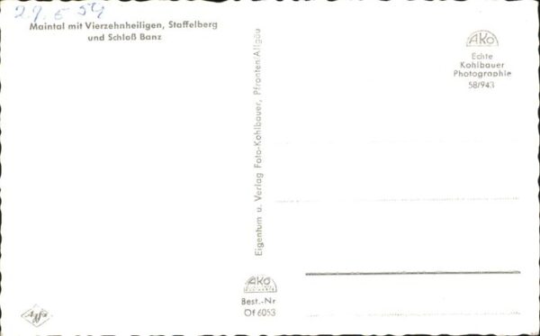 Maintal Vierzehnheiligen Staffelberg Schloß Ban – Bild 2