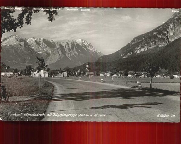 Farchant Zugspitzgruppe Kramer Olympiastrasse