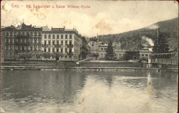 Bad Ems Kgl. Badeanstalt Kaiser Wilhelm-Kirche