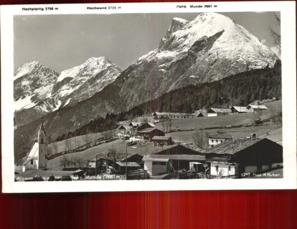 Moesern Hochplattig Hochwand Hohe Munde