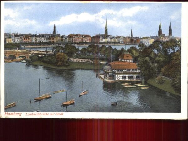 Hamburg Lombardsbrücke Stadt