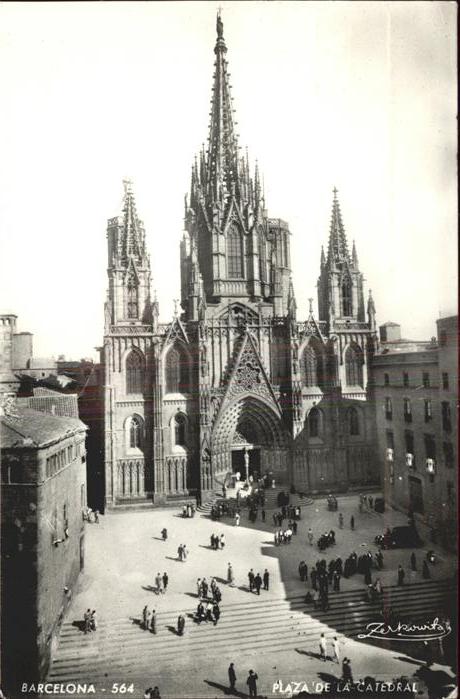 Barcelona Cataluna Plaza de la Catedral