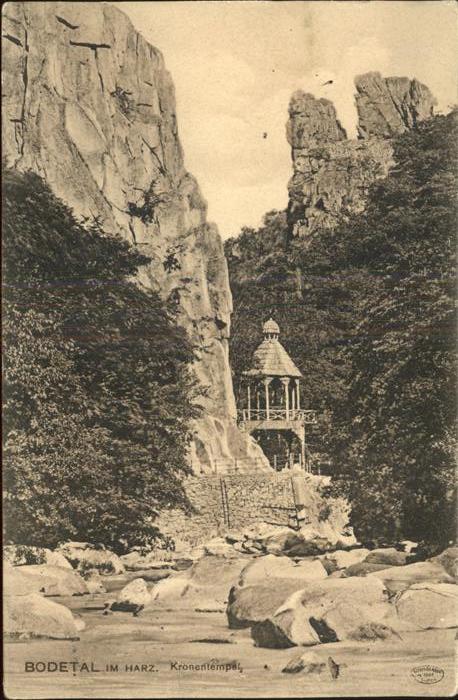 Bodetal Harz Kronentempel