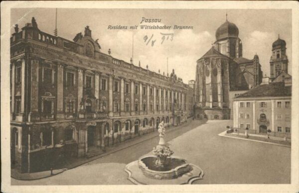 Passau Residenz Wittelsbacher Brunnen