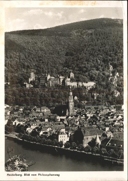 Heidelberg Neckar Philosophenweg