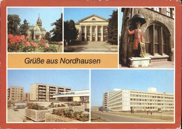 Nordhausen Thueringen Wappen Häuser