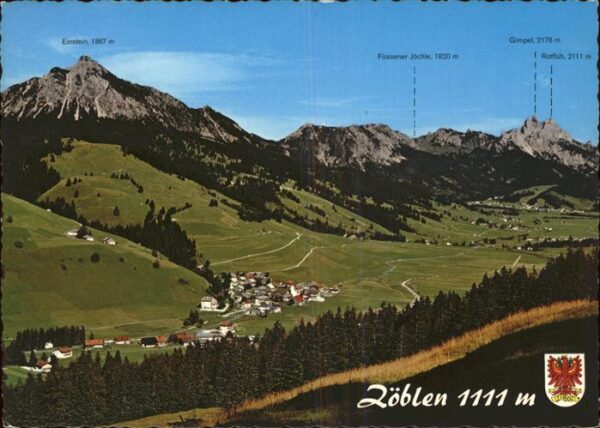 Tirol Region Zöblen Füssener Jöchle Gimpel Rotflüh E