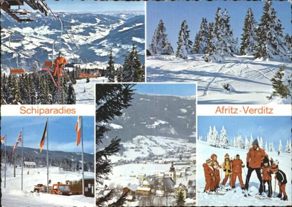 Afritz See Verditz Skiparadies Schiparadies Skilif