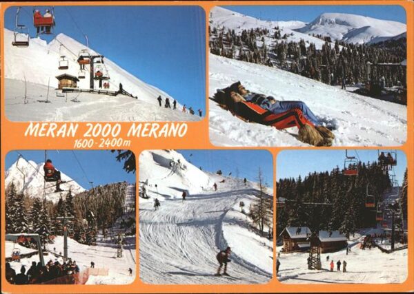 Merano Meran Merano Skilift Schnee Winter