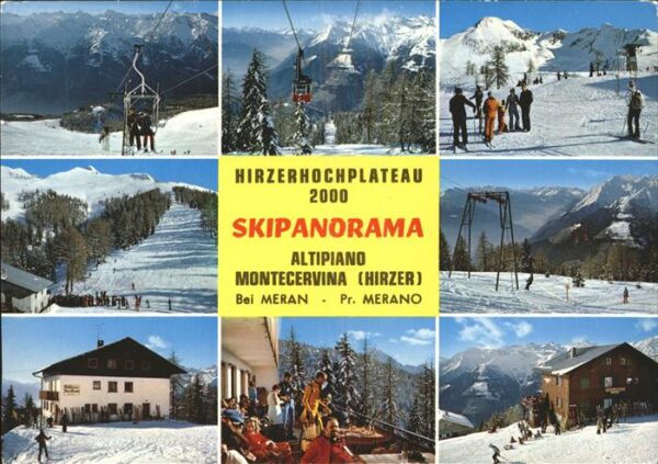 Merano Meran Hirzerhochplateau Ski Montecervina Hirz