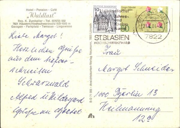 Haeusern Schwarzwald Hotel Pension Cafe Waldlust Winter – Bild 2