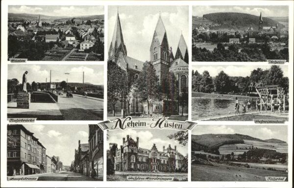 Neheim-Huesten Schwimmbad Kath. Kirche Schloss Herdrin