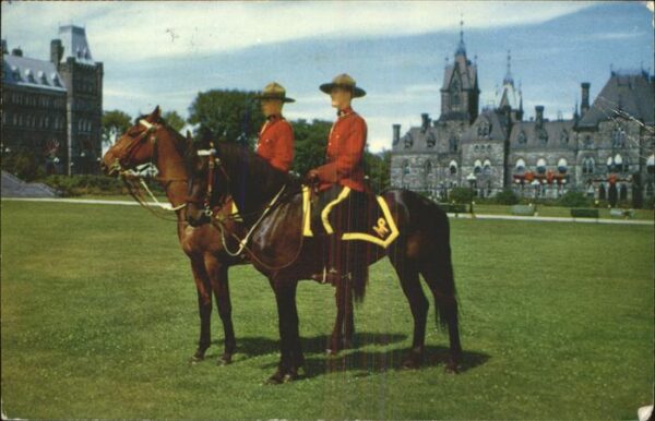 Leibgarde Wache Mounties on horseback Canada