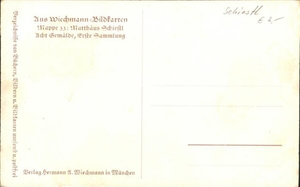 Schiestl M Mappe 33 Bergkirchlein Wiechmann-Bildka – Bild 2