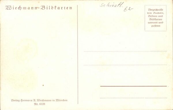 Schiestl M Nr. 6128 Legende Wiechmann-Bildkarten – Bild 2