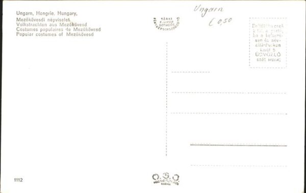 Trachten Ungarn Mezokovesd – Bild 2