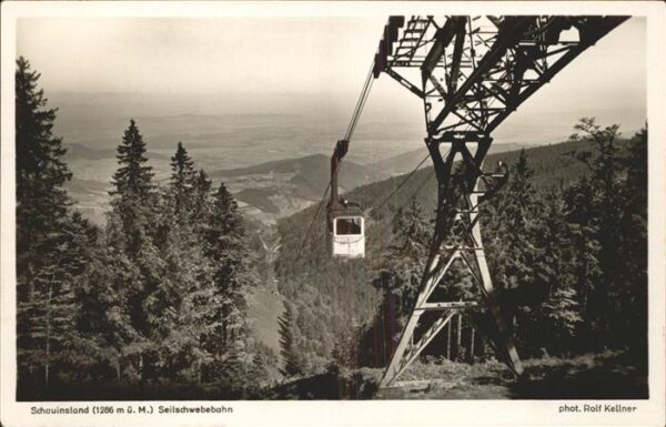 Foto Kellner Rolf Nr. 6708 Schauinsland Seilbahn
