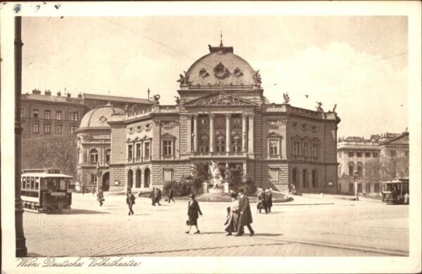 Theatergebaeude Wien Deutsches Volkstheater