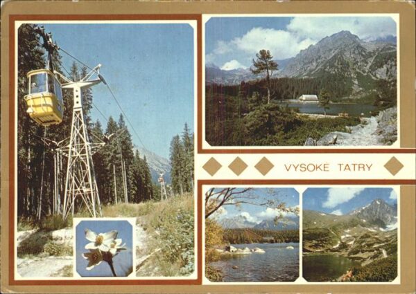 Seilbahn Vysoke Tatry Tschekoslowakei