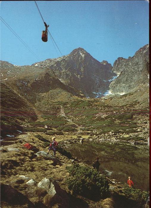 Seilbahn Vysoke Tatry Tschekoslowakei