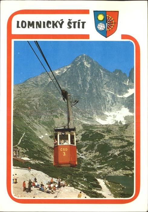 Seilbahn Vysoke Tatry Tschekoslowakei