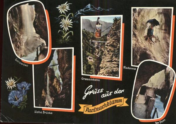 Seilbahn Partnachklamm Schleierfall Madonna