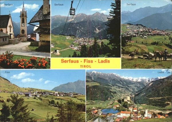 Seilbahn Serfaus Fiss Ladis Tirol
