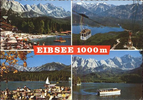 Seilbahn Eibsee Motorboot