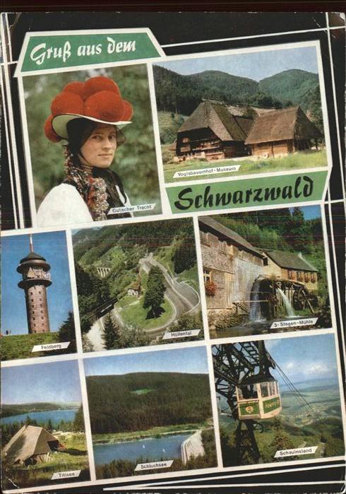 Trachten Schwarzwald Gutach Seilbahn Vogtsbauernhof-Museum