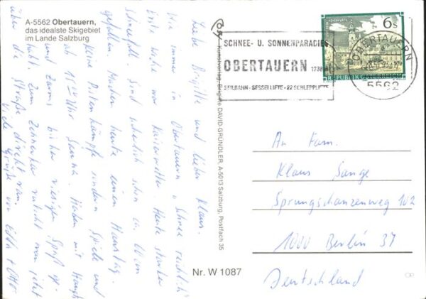Skifahren Sessellift Seilbahn Obertauern – Bild 2