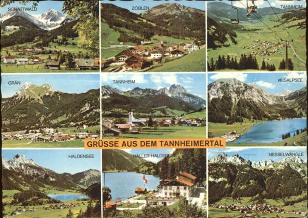 Sessellift Tannheimertal Vilsalpsee Grän Zöblen
