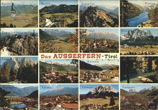 Seilbahn Lermoos Plansee Reutte Fernpass