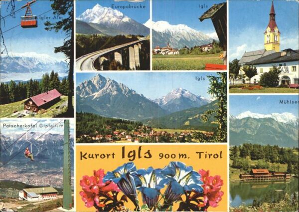 Sessellift Seilbahn Igls Tirol Europabrücke