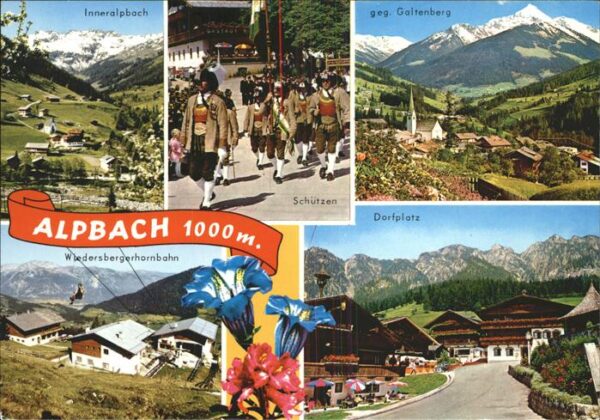 Sessellift Wiedersbergerhornbahn Alpbach Dorfplatz