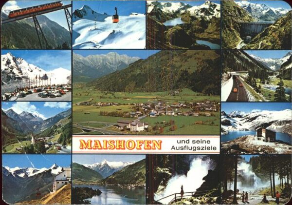 Seilbahn Maishofen Limbergsperre Gletscherdrache