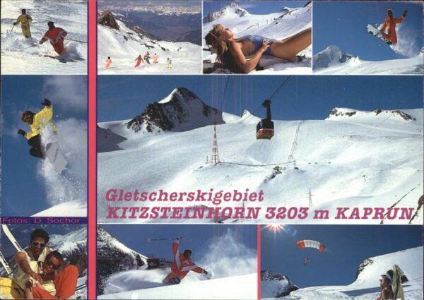 Skifahren Seilbahn Snowboard Fallschirm Kitzstein