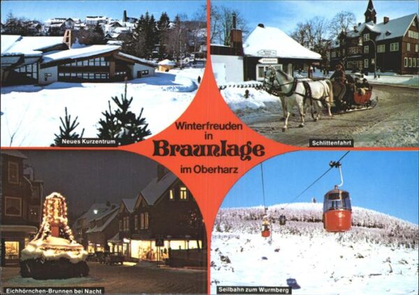 Seilbahn Braunlage Pferdeschlitten Eichhörnchen-
