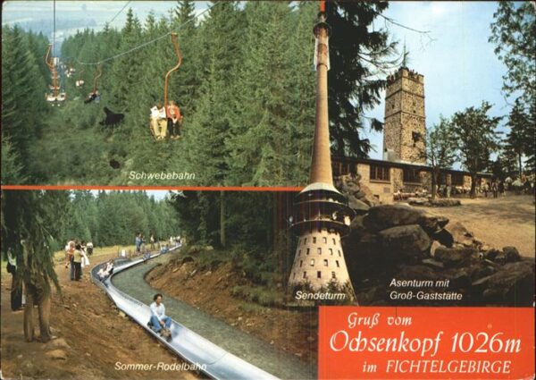 Sessellift Ochsenkopf Rodelbahn Sendeturm Asenturm