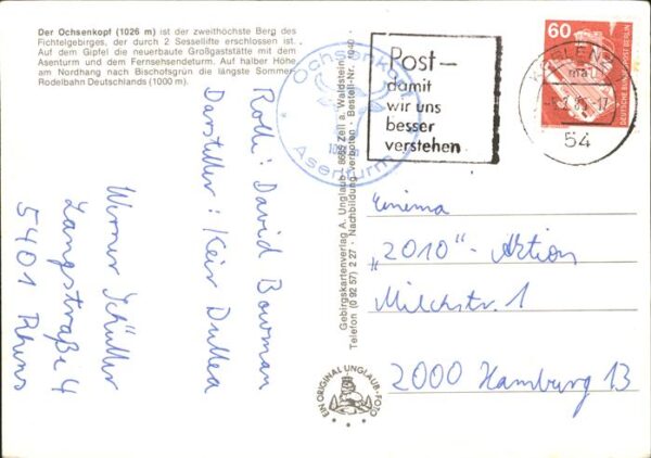 Sessellift Ochsenkopf Rodelbahn Sendeturm Asenturm – Bild 2