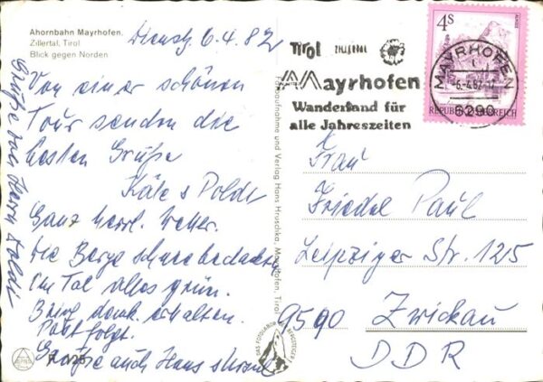 Seilbahn Mayrhofen-Ahornbahn Zillertal – Bild 2