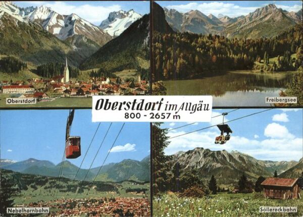 Seilbahn Nebelhorn Söllereckbahn Oberstdorf Frei