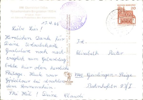 Sessellift Nebelhorn Kratzer Trettach – Bild 2