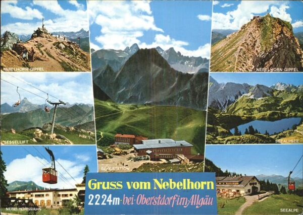 Seilbahn Nebelhorn Sessellift Oberstdorf Seealps
