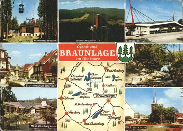 Seilbahn Braunlage Bode-Wasserfall Wurmbergschan